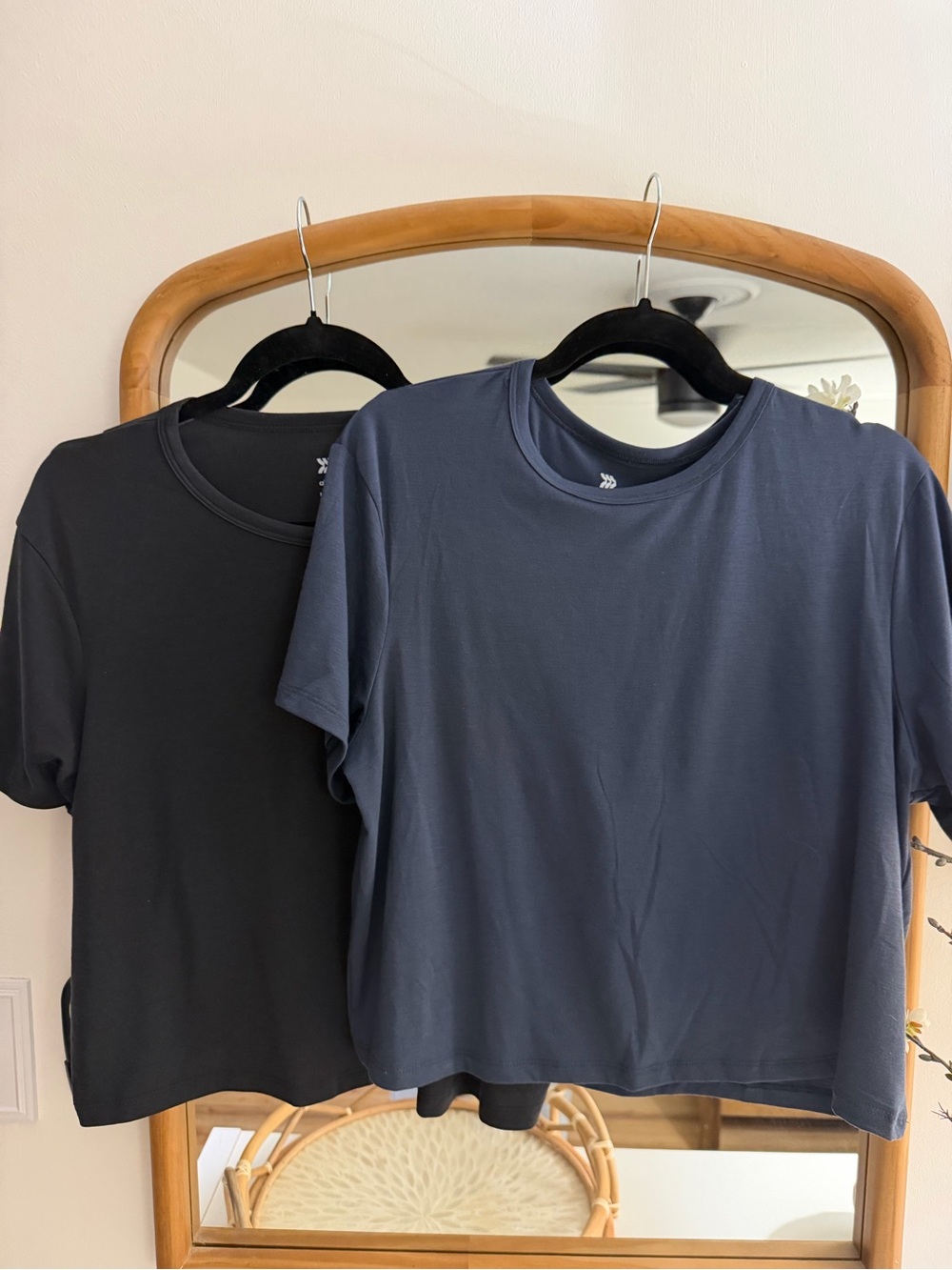 All In Motion Everyday Crew Neck Tee - Black & Navy